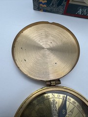 Pocket Compass Authentic Models CO003 BRASS Replica W/Box