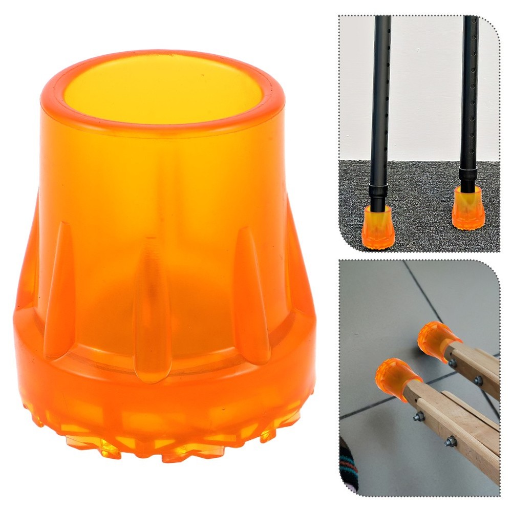 8 Pcs Underarm Crutch Foot Pads Walking Accessories Tips Replacement