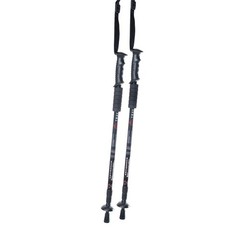 Collapsible Trekking Poles Aluminum Tungsten Tip Adjustable