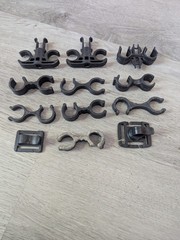 Hiking Trekking Pole Parts Lot – Standard Baskets, Rubber Tips, Clips