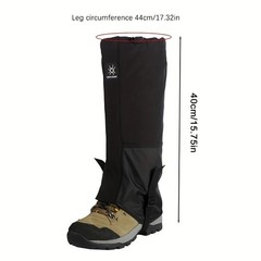 Waterproof Leg Gaiters Hiking Snow Sand Protection Ski Mountaineering Gear