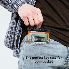 Pack Waterproof Car Key FOB Case Floating Wallet Pouch for 2 Orange + Orange