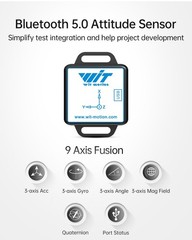 Bluetooth 5.0 Accelerometer Inclinometer WT901BLECL MPU9250 9-Axis IMU Sensor