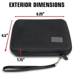 USA GEAR Hard Case Compatible with Garmin InReach Mini 2, Hard Protective Case