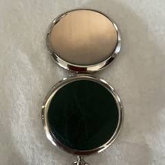Walker Metal Pocket Compass Direction Measurement Silver & Green