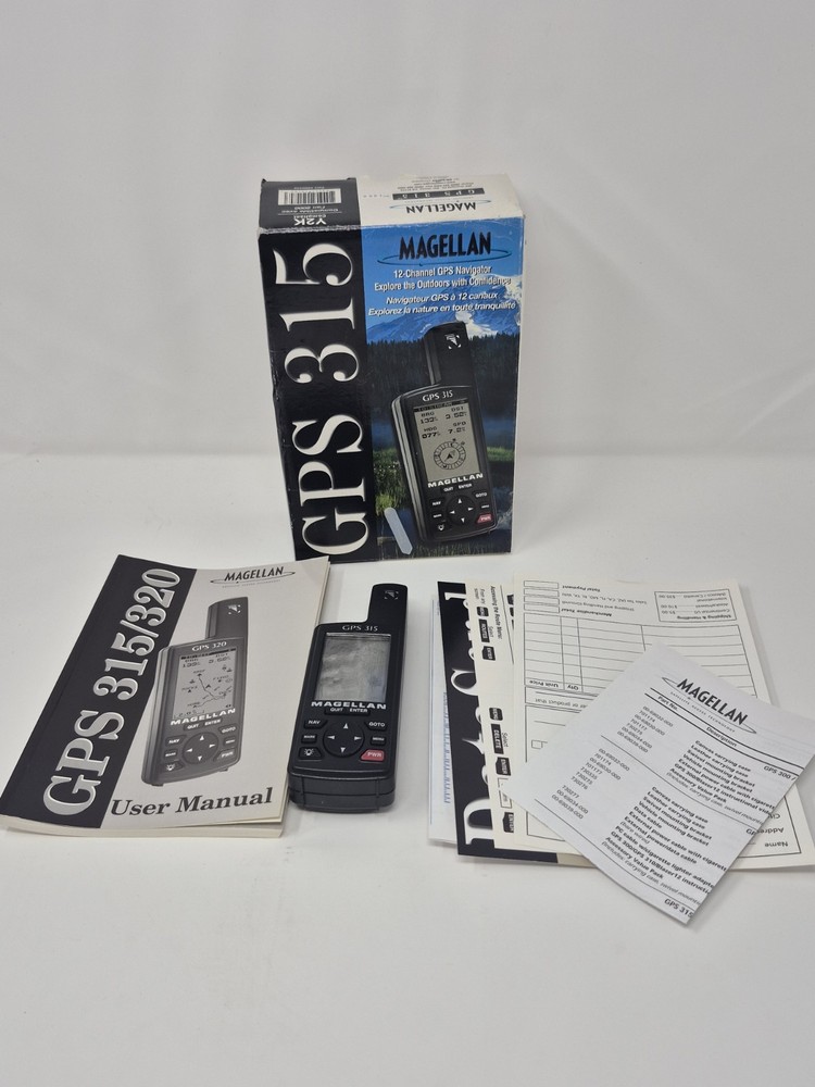 MAGELLAN GPS 315 Portable GPS Navigator Hiking Camping FOR PARTS/NOT WORKING