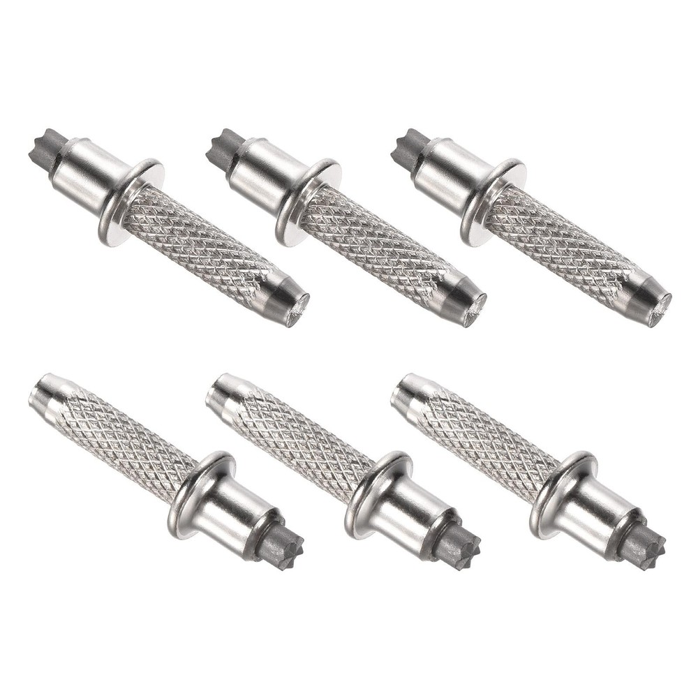 6Pcs 10mm Trekking Pole Tip Accessories Aluminum Alloy Walking Stick Protectors
