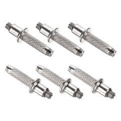 6Pcs 10mm Trekking Pole Tip Accessories Aluminum Alloy Walking Stick Protectors