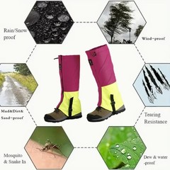 Waterproof Leg Gaiters Hiking Snow Sand Protection Ski Mountaineering Gear