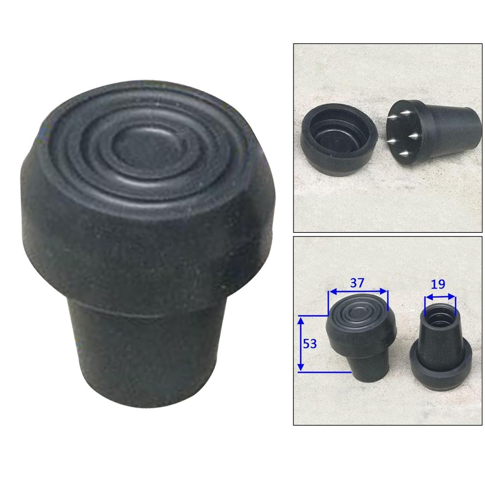 Metal Foot Pads Removable 4-Prong Replacement Crutches Assesories for Winter