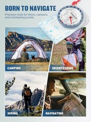 Advanced Orienteering Compass for Hiking & Navigation EK40-4