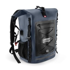 Blue Waterproof Backpack – 55L/85L – Heavy Duty Roll-Top Hiking Bag – 35L