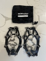 Kahtoola MICROspikes Size Small Ice Snow Traction Hiking Cleats w Storage Bag
