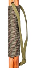 3pc Detachable Hiking Walking Stick Set – 55″ Fir Wood, Compass, Animal Carving,