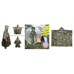 Outdoor Raincoat Adult Size Fit Lightweight Design Waterproof PVC Material