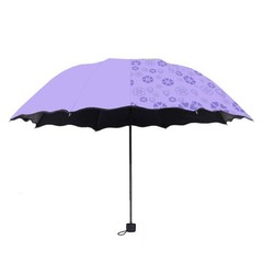Color-Changing Umbrella 210T Polyester Material 280g Weight 8 Fiberglass Ribs