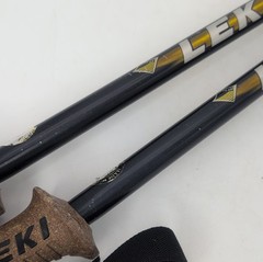 Leki Super Makalu Twist Triple Spring Cortec Trekking Poles 115-140cm Adjustable
