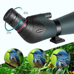 20-60×80 Spotting Scopes for Bird Watching, BAK4 Waterproof Spotting Dark Green
