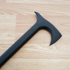 Cold Steel Axe Head Cane Single Piece Hiking Stick Polypropylene 38″ Overall