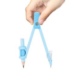Easy-to-turn arithmetic compass, light blue, CP234LB