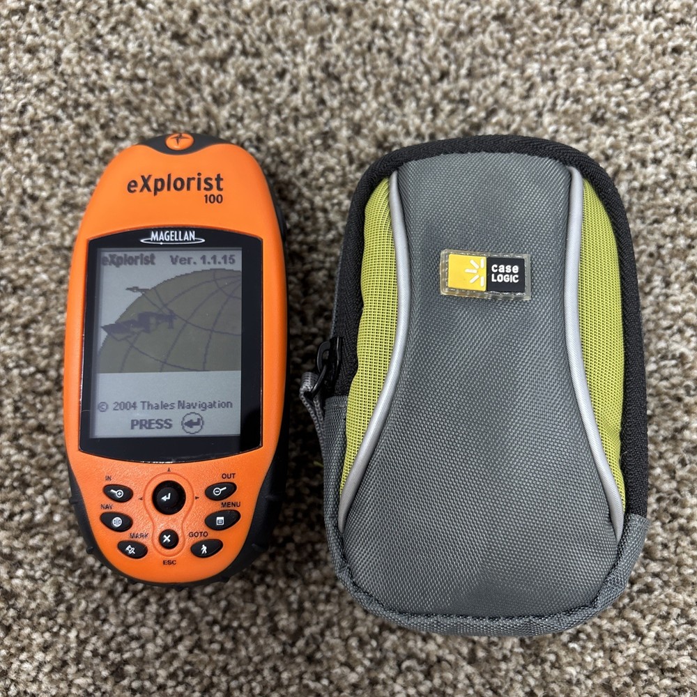 Magellan eXplorist 100 handheld GPS receiver And Case Tested