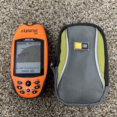 Magellan eXplorist 100 handheld GPS receiver And Case Tested