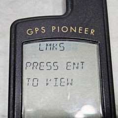 Magellan GPS Pioneer Satellite Navigator w/Box Manual Tested Vintage 2AA