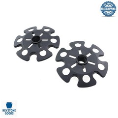 2Pcs Universal Rubber Snow Baskets for Trekking & Ski Poles