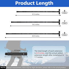 Hiking Walking Stick with 3 Survival Tool Tactical Walking Staff Adjustable Outd