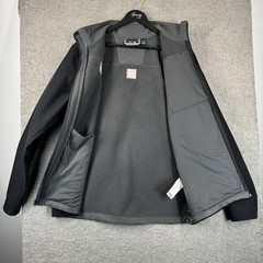 Mountain Hardwear Black Softshell Jacket with Perlo Patch Large