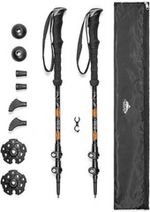 Lightweight Aircraft-Grade Aluminum Trekking Poles W/ Extended Down Grip Plus