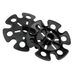 Hiking Poles with Detachable Mud Ski Basket – 4PCS (Black)