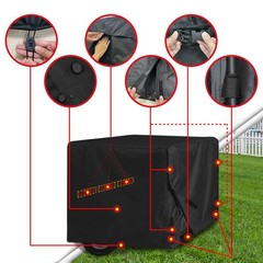 Heavy Duty Outdoor Generator Cover in 600D Oxford Fabric for Large Generators
