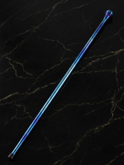 Solid Titanium Walking Cane — Handcrafted