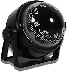 Car Compass Marine Dash Mount, LED Boat Compasses with Adjustable Mounting Brack