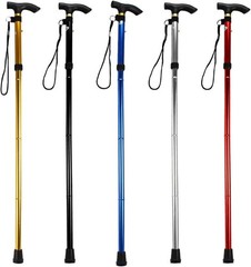 Cane Walking Stick Adjustable Folding walking Aluminum Collapsible Travel Hiking
