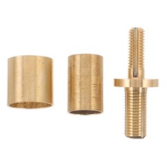 Elderly Walking Aid Accessories Copper Ordinary Cane Anti-slip Joint Connector