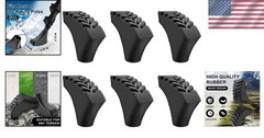6Pcs Replacement Cane Tips – Walking Sticks Accessories, Fit Most Trekking & Hik
