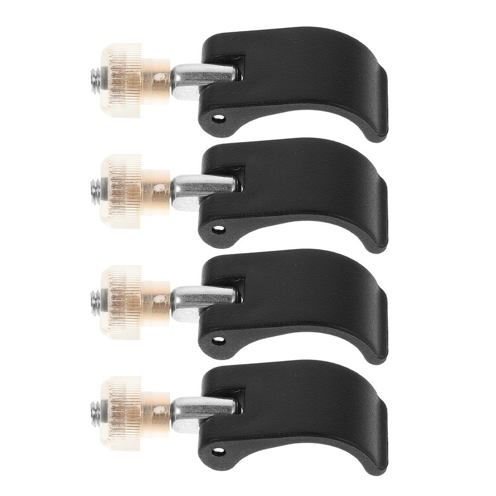 4 Sets Trekking Pole Clips Lock Nylon for Hiking Climbing Outdoor Use