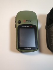 Garmin eTrex Venture HC High Sensitivity GPS Receiver Handheld Green w/ case