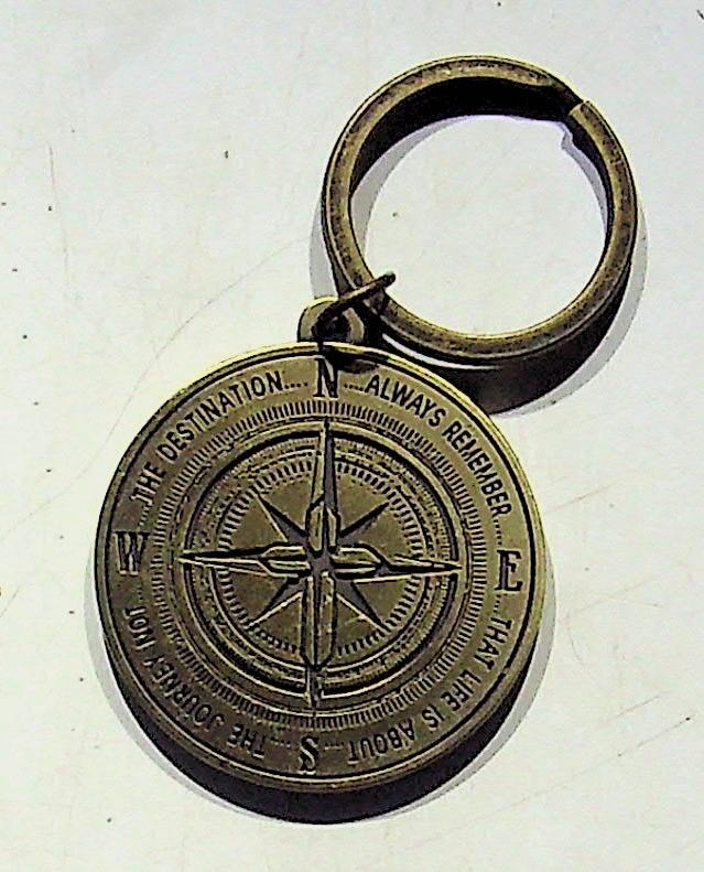 Inspirational Compass Keychain Jeremiah 29:11 Metal Gift Souvenir