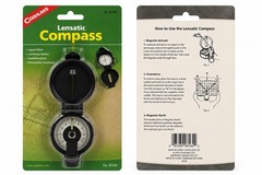 Coghlan’s 8164 Lensatic Compass Liquid Filled Luminous Jeweled Hiking