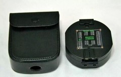100% Working Brass Brunton Exploring Pocket Transit Compass with Leather Case