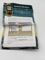 DeLorme Earthmate GPS PN-20 Yellow Handheld 2.2 in. LCD Screen Geocaching Hiking