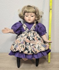 Artisan Limited Edition Porcelain Doll Comet 35cm Sitting Collector Doll Vintage