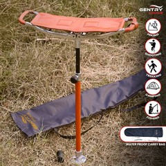 Adjustable Outdoor Shooting Stick Seat Hunting Cane Walking Stick Fishing Stool