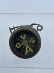 Marble’s Coat Compass Gladstone Michigan brass pin back screw case