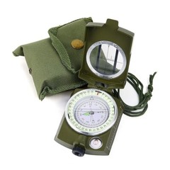 High Accuracy Waterproof Military Compass with Carrying Bag.