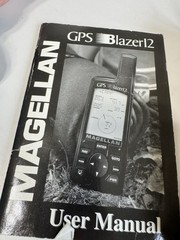 Magellan GPS Blazer 12 Satellite Navigator – tested & works – incl box & instr