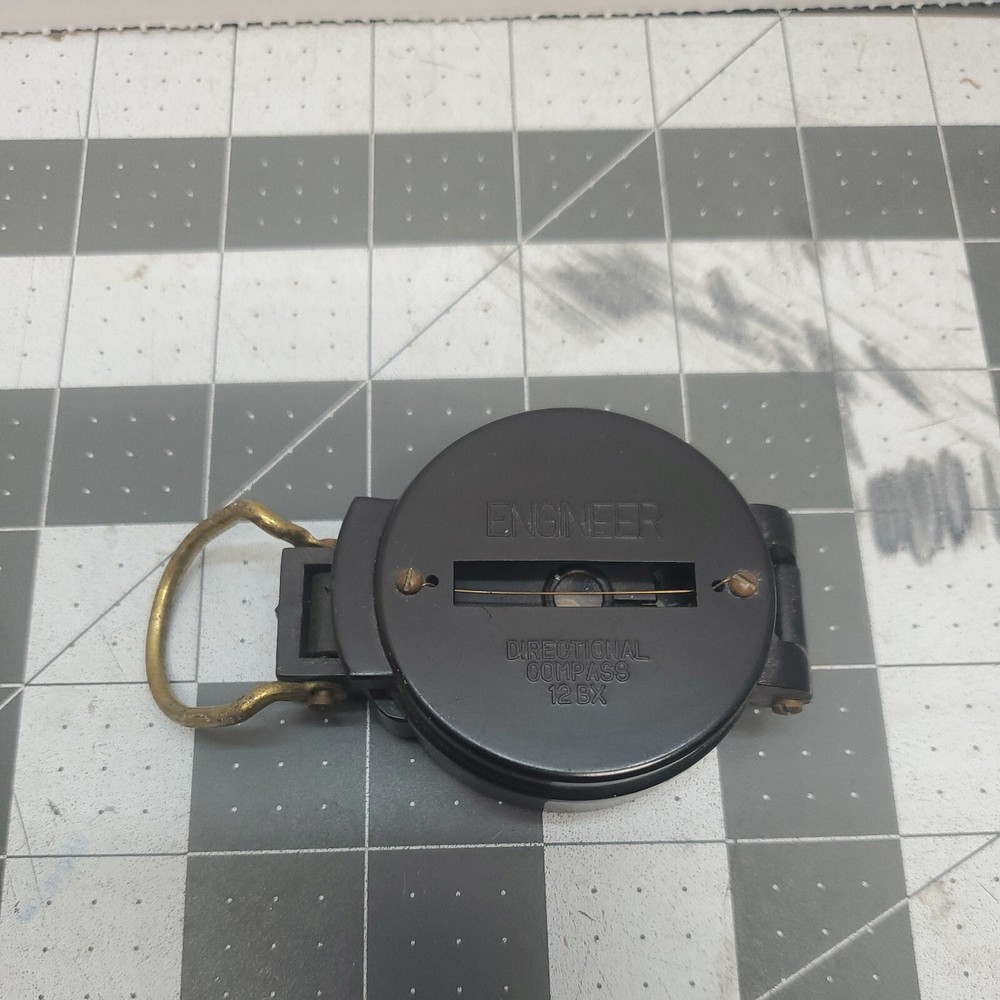 Vintage Precise Pathfinder Engineer Lensatic Compass